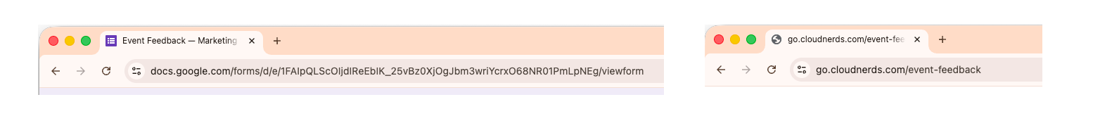 Add-on link before and after